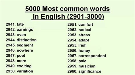 Biblioklept is, in at least some sense of the word, fairly useless. . 5000 most common english words list